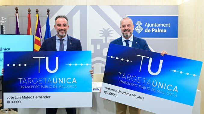 Presentatie van de Tarjeta Única door de regering van de Balearen en de gemeente Palma