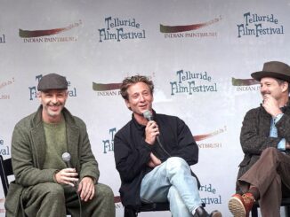 cteurs en regisseur van Springsteen: Deliver Me from Nowhere tijdens een gesprek op het Telluride Film Festival 2025