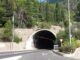Ingang van de Sóller-tunnel op Mallorca, die vanaf 6 oktober ’s nachts wordt gesloten voor onderhoud en veiligheidswerkzaamheden.