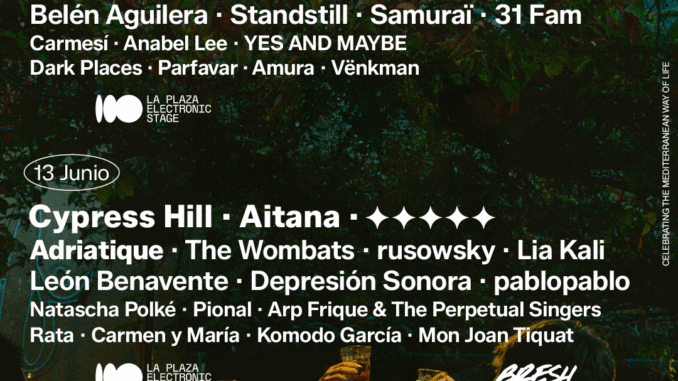 Officiële line-up van het Mallorca Live Festival 2026 met The Prodigy, Cypress Hill, Aitana en The Libertines